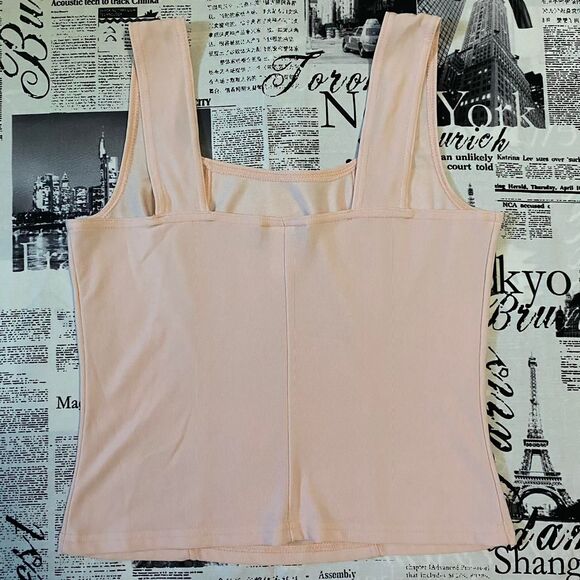 Creative Design Works Women's Pink tank top vintage 90s y2k - Picture 2 of 4